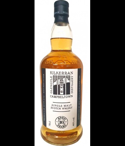 Fles Kilkerran Campbeltown 16 Years Old Single Malt, whisky, bij slijterij t Bockje in Bathmen