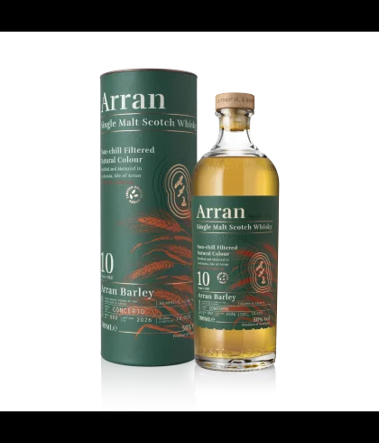 Fles Arran Barley 10 Years Old Concerto, whisky, bij slijterij t Bockje in Bathmen