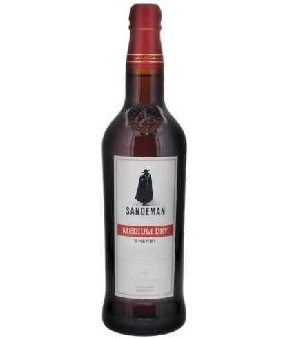 Sandeman Medium Dry Sherry, bij slijterij t Bockje in Bathmen