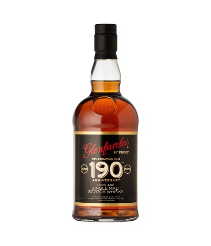 Fles Glenfarclas 190th Anniversary, whisky, op voorraad bij slijterij ’t Bockje in Bathmen