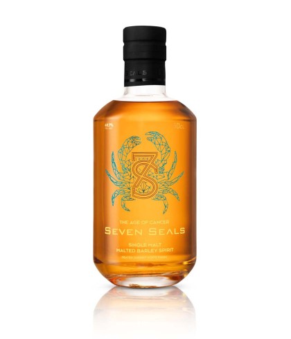Fles Seven Seals The Age of Cancer, Zwitserse whisky, op voorraad bij slijterij t Bockje in Bathmen