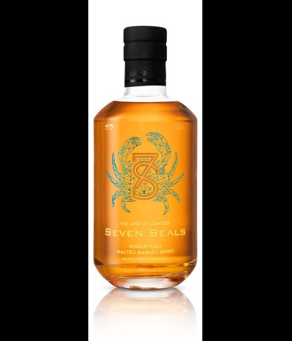 Fles Seven Seals The Age of Cancer, Zwitserse whisky, op voorraad bij slijterij t Bockje in Bathmen