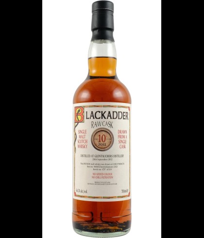 Fles Blackadder Glentauchers 2012, single malt whisky, op voorraad bij slijterij t Bockje in Bathmen