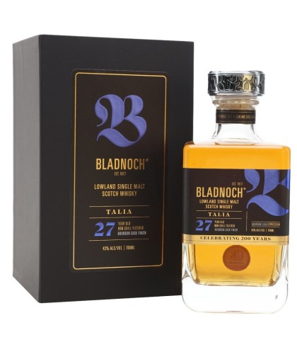 Fles Bladnoch 27 Years Old Talia, single malt whisky, op voorraad bij slijterij t Bockje in Bathmen