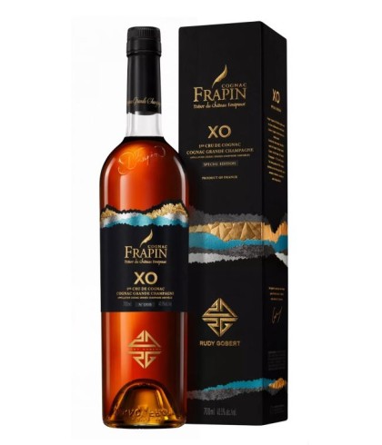 Frapin Cognac XO Special Edition Rudy Gobert, op voorraad bij slijterij t Bockje in Bathmen