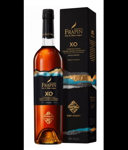 Frapin Cognac XO Special Edition Rudy Gobert, op voorraad bij slijterij t Bockje in Bathmen
