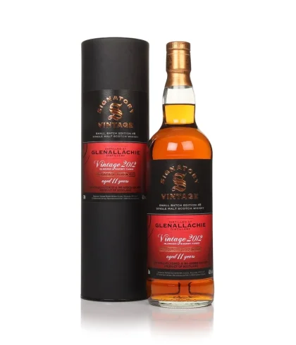 Fles Signatory Small Batch Edition #8 Glenallachie 2012, single malt whisky, op voorraad bij slijterij t Bockje in Bathmen
