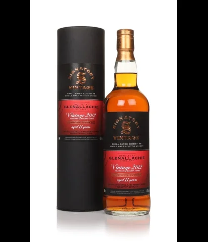 Fles Signatory Small Batch Edition #8 Glenallachie 2012, single malt whisky, op voorraad bij slijterij t Bockje in Bathmen