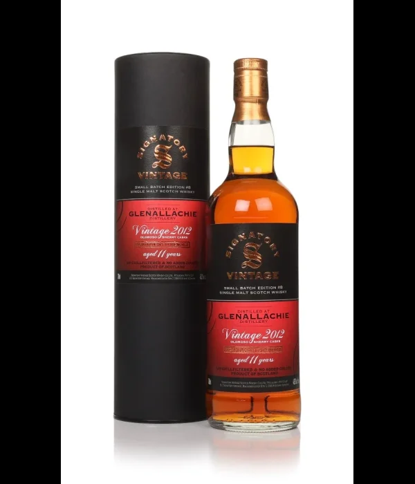 Signatory Vintage Small Batch Edition #8 Glenallachie 2012 bij t Bockje in Bathmen
