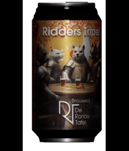 Fles Ridders Tripel, bier van Ridders, bij slijterij t Bockje in Bathmen