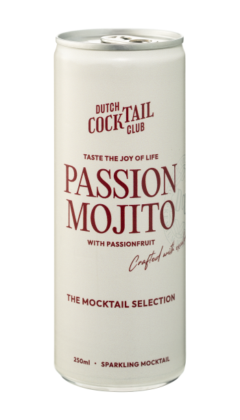 Alcoholvrije drank Dutch Cocktail Club Mocktail Passion Mojito van Dutch Cocktail Club, bij slijterij ’t Bockje in Bathmen