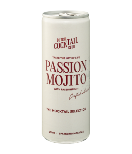 Alcoholvrije drank Dutch Cocktail Club Mocktail Passion Mojito van Dutch Cocktail Club, bij slijterij ’t Bockje in Bathmen