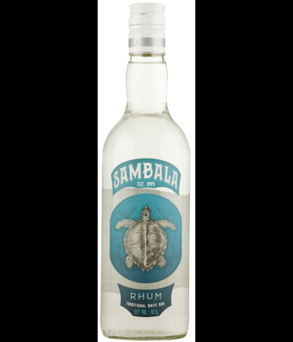 Fles Sambala Rhum Wit, rum, op voorraad bij slijterij t Bockje in Bathmen