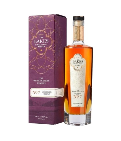 Fles The Lakes Whiskymakers Reserve No. 7, Engelse whisky uit Cumbria, op voorraad bij slijterij t Bockje in Bathmen