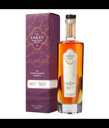 Fles The Lakes Whiskymakers Reserve No. 7, Engelse whisky uit Cumbria, op voorraad bij slijterij t Bockje in Bathmen