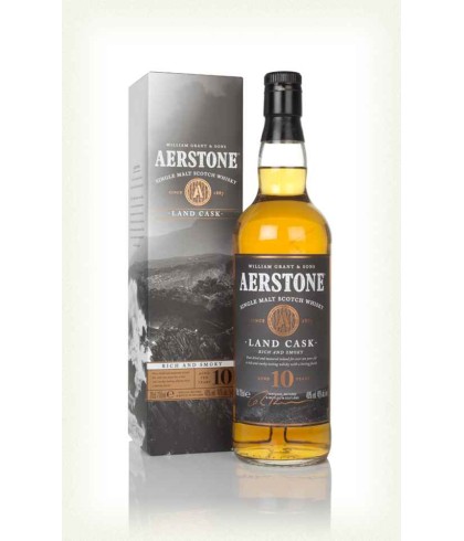 Fles Aerstone 10 Years Old Land Cask, Schotse single malt whisky, op voorraad bij slijterij t Bockje in Bathmen