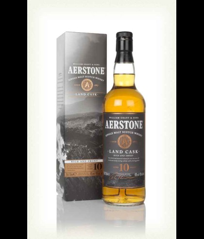 Fles Aerstone 10 Years Old Land Cask, Schotse single malt whisky, op voorraad bij slijterij t Bockje in Bathmen