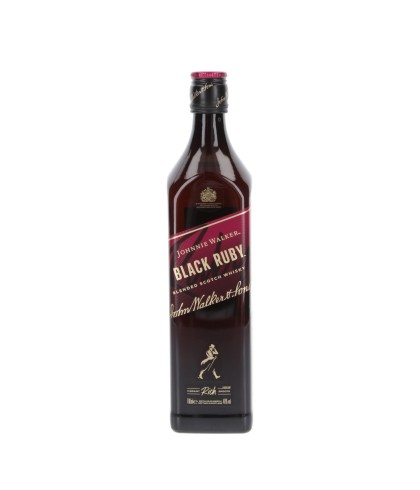 Fles blended Scotch van Johnnie Walker, op voorraad bij slijterij t Bockje in Bathmen