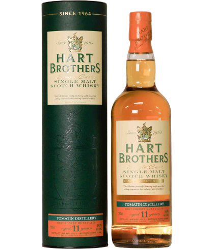 Fles Hart Brothers Tomatin 11 Years Old 2013 Sherry Butt, whisky, op voorraad bij slijterij t Bockje in Bathmen