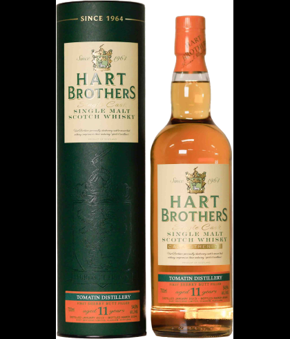 Fles Hart Brothers Tomatin 2013 11 Years Old Sherry Butt, Highland single malt whisky, op voorraad bij slijterij t Bockje in Bathmen