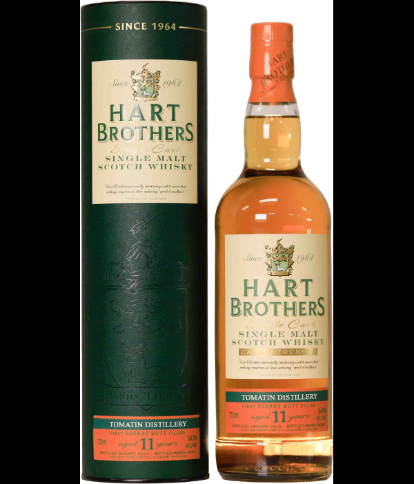 Hart Brothers Tomatin 11 Years Old 2013 Sherry Butt bij t Bockje in Bathmen