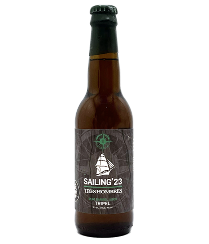 Berging Brouwerij Sailing'23 Rum Barrel Aged Tripel, bier op voorraad bij slijterij t Bockje in Bathmen
