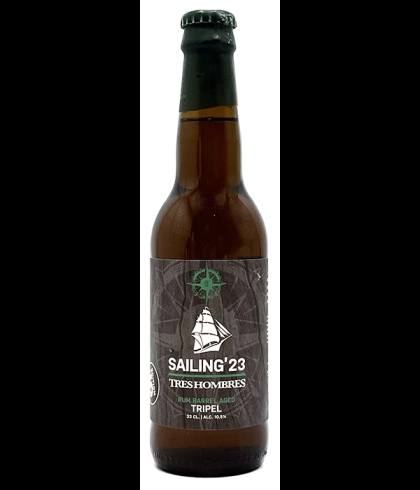 Berging Brouwerij Sailing'23 Rum Barrel Aged Tripel, bier op voorraad bij slijterij t Bockje in Bathmen