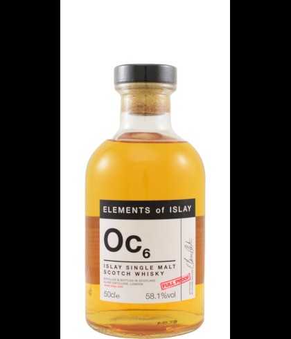 Fles Elements of Islay Oc6, single malt whisky, op voorraad bij slijterij t Bockje in Bathmen