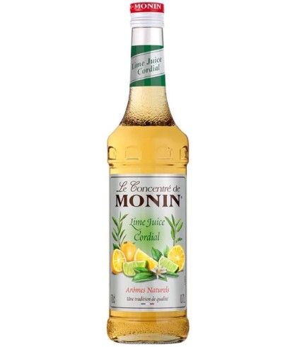 Alcoholvrije drank Monin Lime Juice Cordial van Monin, bij slijterij ’t Bockje in Bathmen