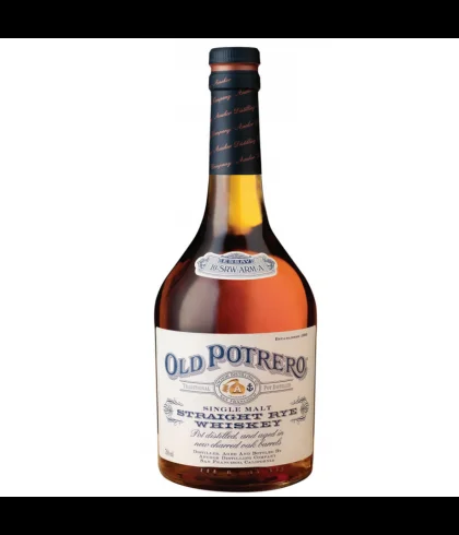 Fles Old Potrero 18th Century Style Rye Whisky, whisky, bij slijterij ’t Bockje in Bathmen