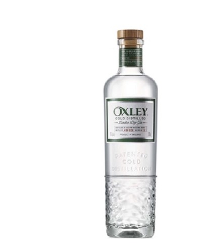 Fles Oxley London Dry Gin, gin, bij slijterij t Bockje in Bathmen