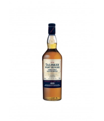 Fles Talisker Port Ruighe, single malt whisky van het eiland Skye, op voorraad bij slijterij t Bockje in Bathmen