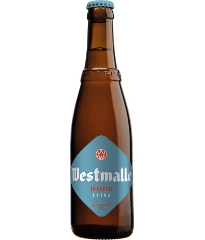 Westmalle Trappist Extra, bier op voorraad bij slijterij t Bockje in Bathmen