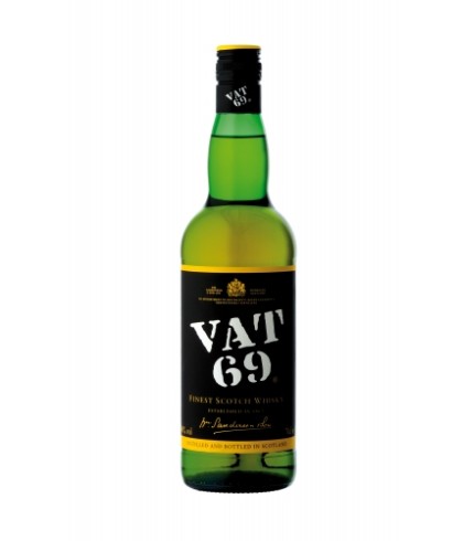 Fles Vat 69 Whisky, whisky, op voorraad bij slijterij t Bockje in Bathmen
