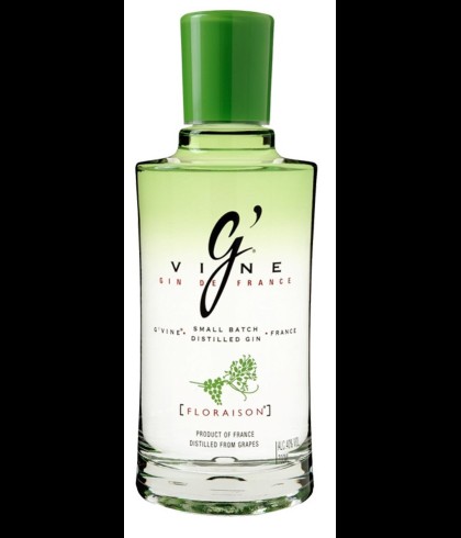Fles G-Vine Gin Floraison, gin, op voorraad bij slijterij t Bockje in Bathmen