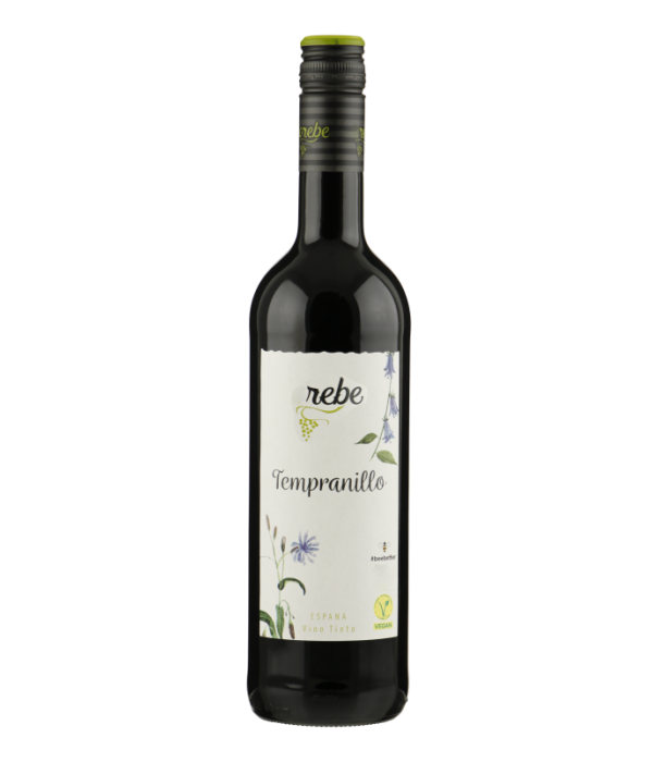 Rebe Tempranillo Vegan, wijn bij t Bockje in Bathmen