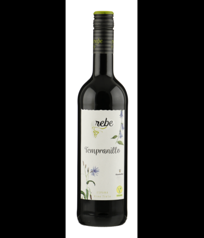 Fles Rebe Tempranillo Vegan, wijn op voorraad bij slijterij t Bockje in Bathmen