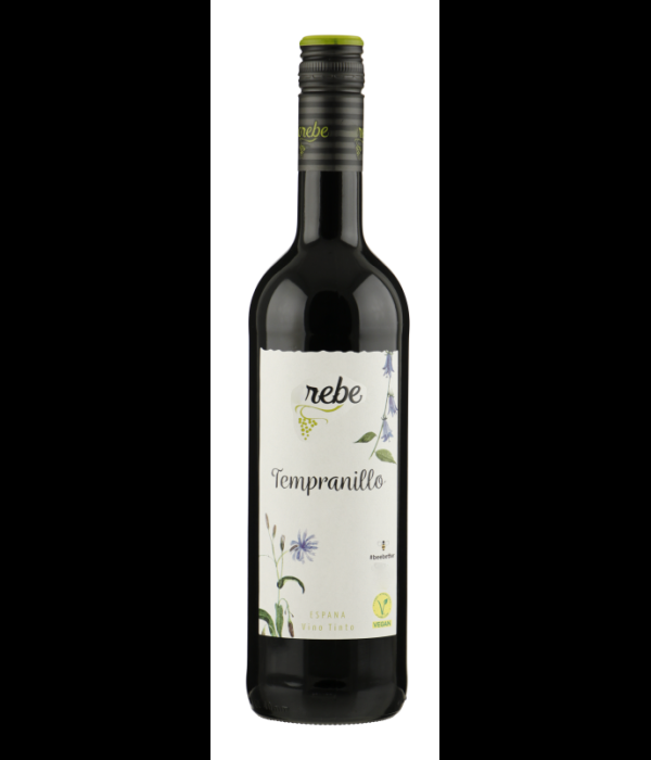 Rebe Tempranillo Vegan, wijn bij t Bockje in Bathmen