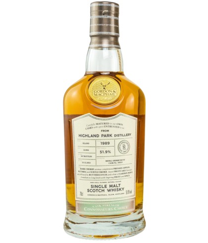 Fles Gordon & MacPhail Highland Park 1989, single malt whisky, op voorraad bij slijterij t Bockje in Bathmen