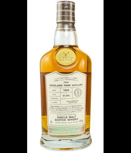 Fles Gordon & MacPhail Highland Park 1989, single malt whisky, op voorraad bij slijterij t Bockje in Bathmen