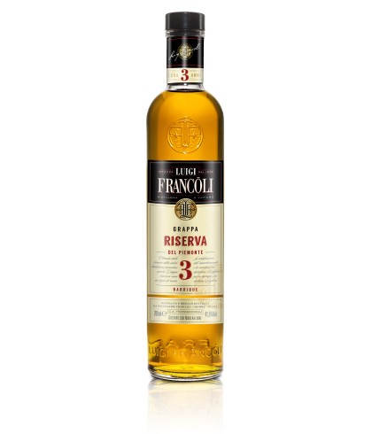 Grappa Francoli Grappa Riserva 3 Anni van Francoli, bij slijterij ’t Bockje in Bathmen