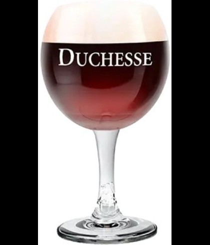 Duchesse de Bourgogne voetglas 25cl, glas bij t Bockje in Bathmen