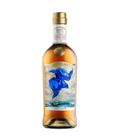 Fles Compass Box Ultramarine, single malt whisky, op voorraad bij slijterij t Bockje in Bathmen
