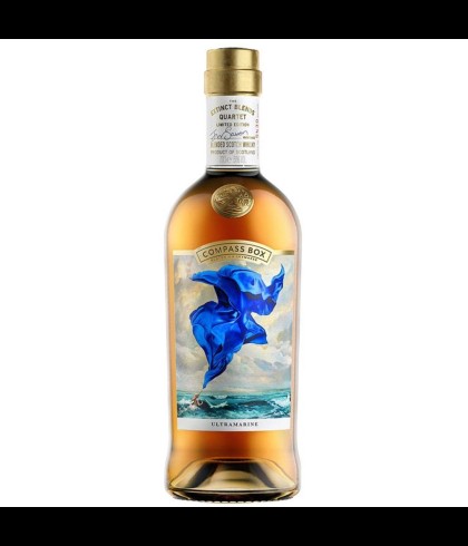 Fles Compass Box Ultramarine, single malt whisky, op voorraad bij slijterij t Bockje in Bathmen