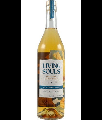 Fles whisky van bottelaar Living Souls, op voorraad bij slijterij t Bockje in Bathmen