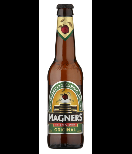 Fles Magners Original Cider, bier van Magners, bij slijterij t Bockje in Bathmen