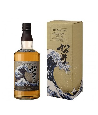 Fles The Matsui The Peated, whisky, op voorraad bij slijterij t Bockje in Bathmen