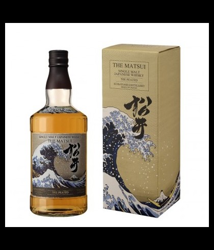 Fles The Matsui The Peated, whisky, op voorraad bij slijterij t Bockje in Bathmen