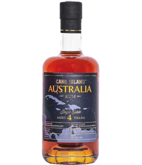 Cane Island Australia 4 Years Old Single Estate Rum bij t Bockje in Bathmen