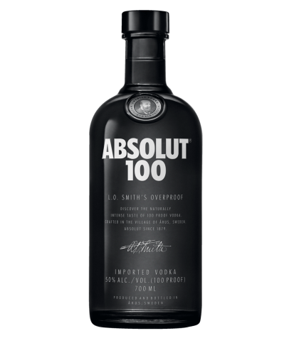 Absolut 100 proof vodka